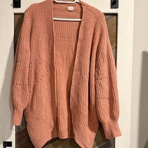 Women's Peach Knit Sweater